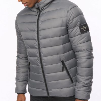 VESTE DOUDOUNE CROSSHATCH HOMME GRIS